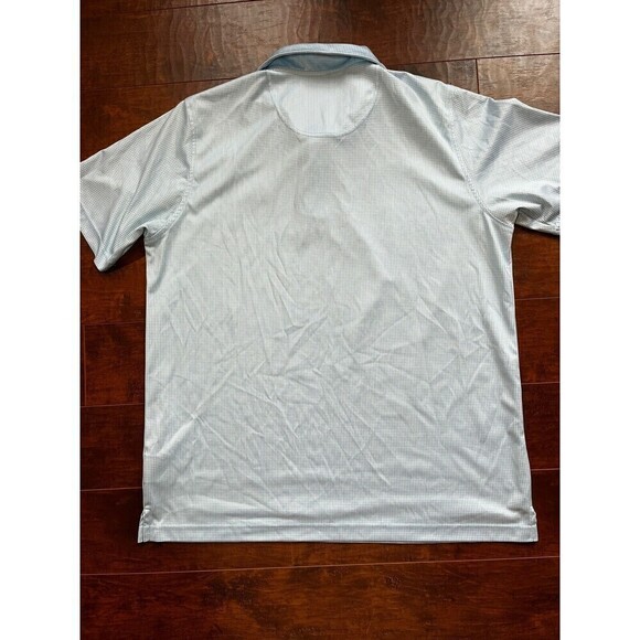 Pebble Beach Polo Shirt Mens XL Blue Short Sleeve Dry-Luxe Performance - Picture 5 of 5